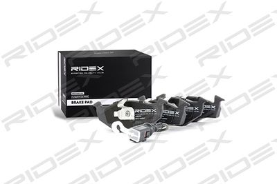 402B0435 RIDEX Комплект тормозных колодок, дисковый тормоз