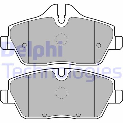 LP2186 DELPHI Комплект тормозных колодок, дисковый тормоз