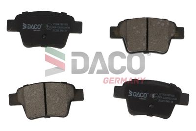 321954 DACO Germany Комплект тормозных колодок, дисковый тормоз