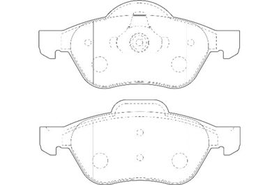 2134874 Omnicraft Комплект тормозных колодок, дисковый тормоз