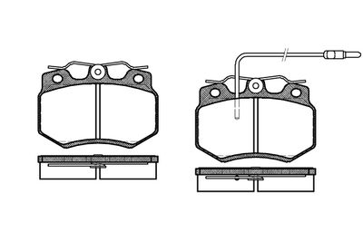 NB20923V02 NEW BLOX Комплект тормозных колодок, дисковый тормоз