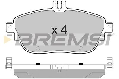 BP3496 BREMSI Комплект тормозных колодок, дисковый тормоз