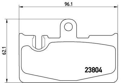 P83059 BREMBO Комплект тормозных колодок, дисковый тормоз