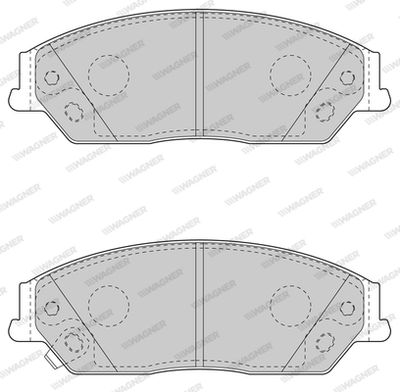 WBP80003A WAGNER Комплект тормозных колодок, дисковый тормоз