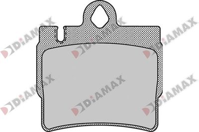 N09811 DIAMAX Комплект тормозных колодок, дисковый тормоз