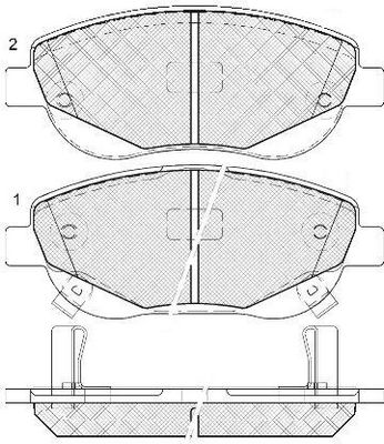 FP0536 FIT Комплект тормозных колодок, дисковый тормоз