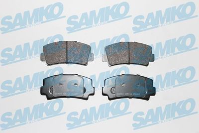 5SP168 SAMKO Комплект тормозных колодок, дисковый тормоз