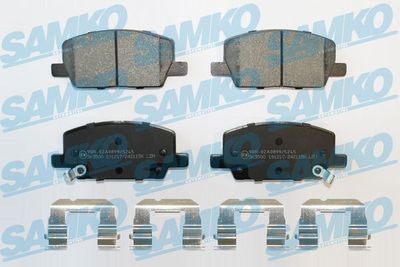 5SP2115K SAMKO Комплект тормозных колодок, дисковый тормоз
