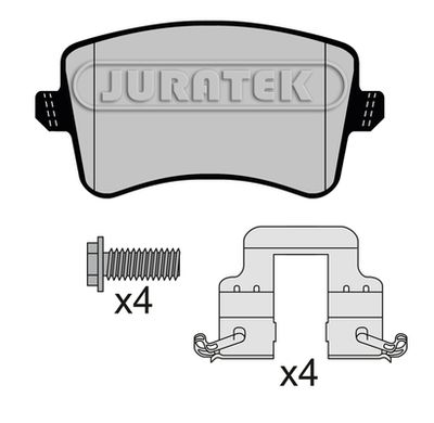 JCP8149 JURATEK Комплект тормозных колодок, дисковый тормоз