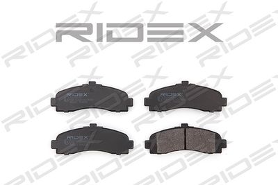 402B0190 RIDEX Комплект тормозных колодок, дисковый тормоз