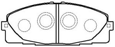 FP1067 FIT Комплект тормозных колодок, дисковый тормоз