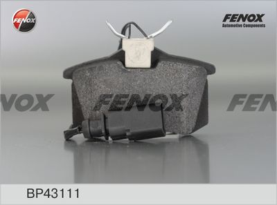 BP43111 FENOX Комплект тормозных колодок, дисковый тормоз