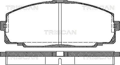 811013016 TRISCAN Комплект тормозных колодок, дисковый тормоз