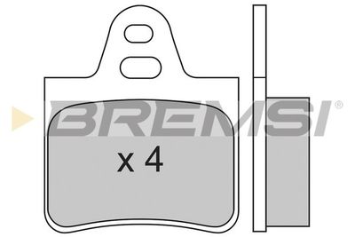 BP2130 BREMSI Комплект тормозных колодок, дисковый тормоз