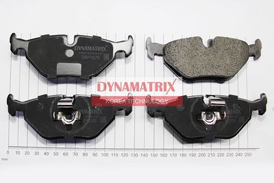 DBP1075 DYNAMATRIX Комплект тормозных колодок, дисковый тормоз