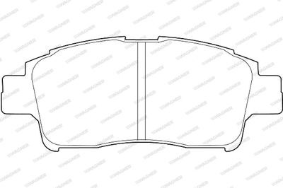 WBP23348A WAGNER Комплект тормозных колодок, дисковый тормоз