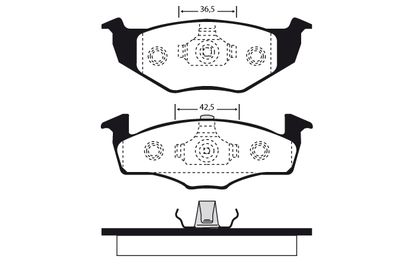 RA06232 RAICAM Комплект тормозных колодок, дисковый тормоз