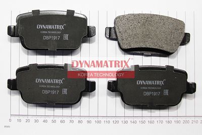DBP1917 DYNAMATRIX Комплект тормозных колодок, дисковый тормоз