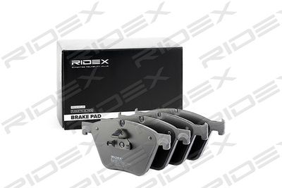 402B0803 RIDEX Комплект тормозных колодок, дисковый тормоз
