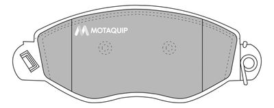 LVXL1021 MOTAQUIP Комплект тормозных колодок, дисковый тормоз