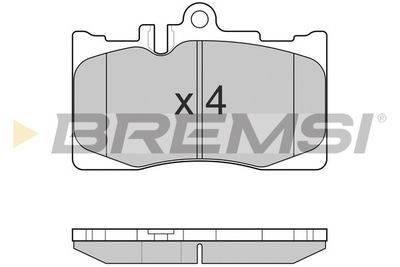 BP3021 BREMSI Комплект тормозных колодок, дисковый тормоз