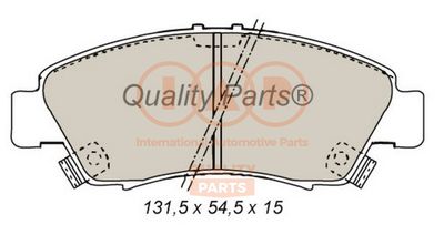 70406014 IAP QUALITY PARTS Комплект тормозных колодок, дисковый тормоз