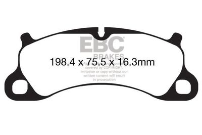 DP32144C EBC Brakes Комплект тормозных колодок, дисковый тормоз