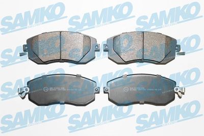5SP1729 SAMKO Комплект тормозных колодок, дисковый тормоз