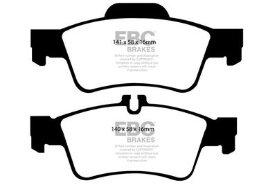 DP21491 EBC Brakes Комплект тормозных колодок, дисковый тормоз