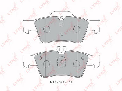 BD5325 LYNXauto Комплект тормозных колодок, дисковый тормоз