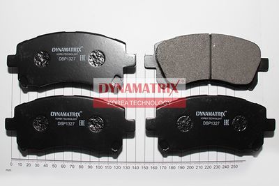 DBP1327 DYNAMATRIX Комплект тормозных колодок, дисковый тормоз