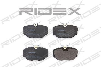 402B0227 RIDEX Комплект тормозных колодок, дисковый тормоз