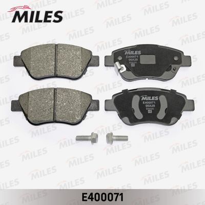 E400071 MILES Комплект тормозных колодок, дисковый тормоз