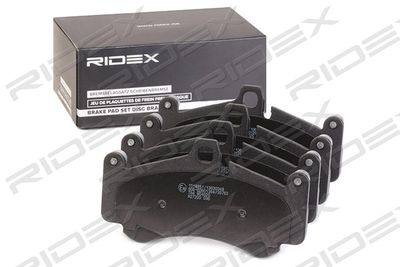 402B0943 RIDEX Комплект тормозных колодок, дисковый тормоз