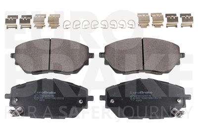 55022245116 EUROBRAKE Комплект тормозных колодок, дисковый тормоз