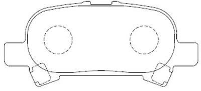 FP0828 FIT Комплект тормозных колодок, дисковый тормоз
