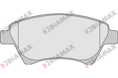 N09009 DIAMAX Комплект тормозных колодок, дисковый тормоз