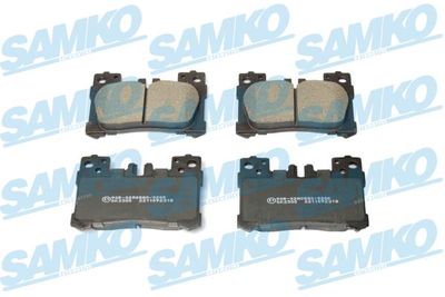 5SP2318 SAMKO Комплект тормозных колодок, дисковый тормоз