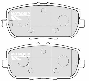 LVXL1174 MOTAQUIP Комплект тормозных колодок, дисковый тормоз