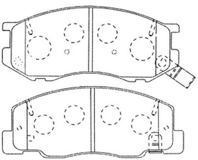 FP0716 FIT Комплект тормозных колодок, дисковый тормоз