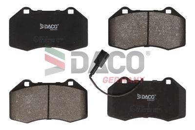 320109 DACO Germany Комплект тормозных колодок, дисковый тормоз