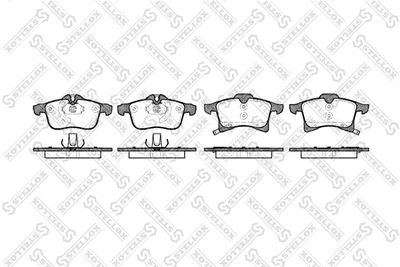 1047002SX STELLOX Комплект тормозных колодок, дисковый тормоз