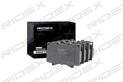 402B0594 RIDEX Комплект тормозных колодок, дисковый тормоз