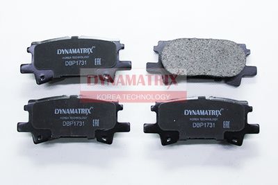 DBP1731 DYNAMATRIX Комплект тормозных колодок, дисковый тормоз