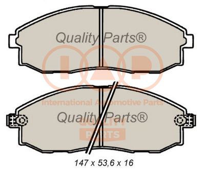 70407061 IAP QUALITY PARTS Комплект тормозных колодок, дисковый тормоз