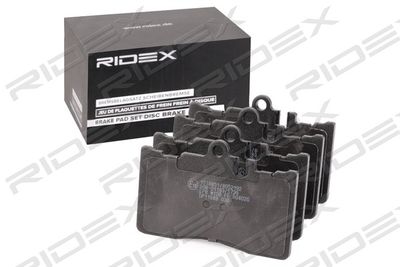402B0726 RIDEX Комплект тормозных колодок, дисковый тормоз