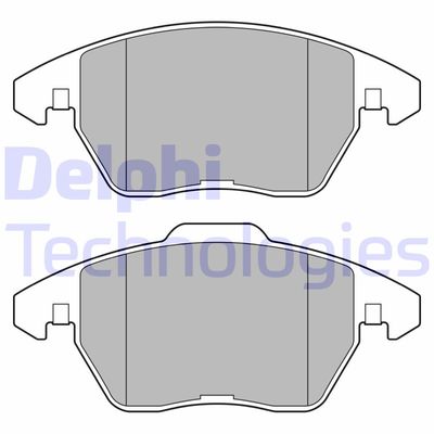 LP3684 DELPHI Комплект тормозных колодок, дисковый тормоз