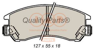 70415021 IAP QUALITY PARTS Комплект тормозных колодок, дисковый тормоз