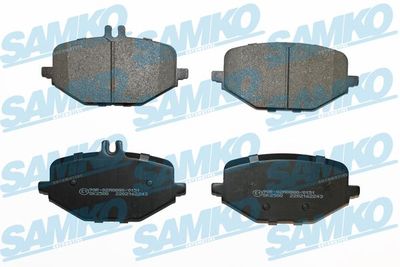 5SP2243 SAMKO Комплект тормозных колодок, дисковый тормоз