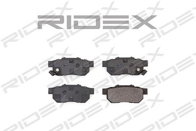 402B0448 RIDEX Комплект тормозных колодок, дисковый тормоз